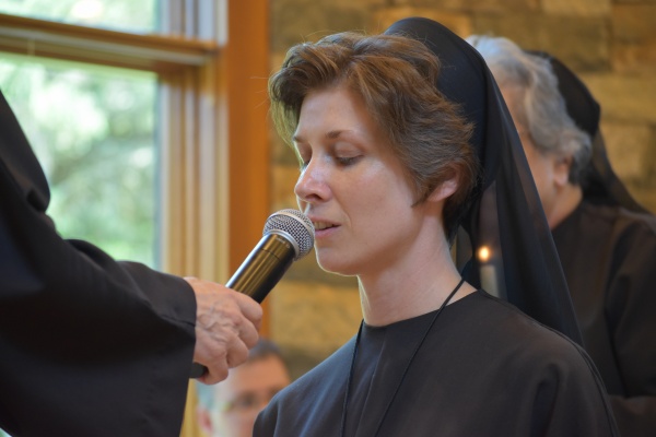Sister Amaris Salata professes perpetual vows.
